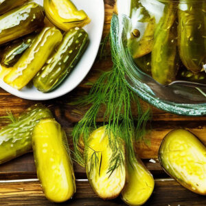 Homemade Refrigerator Dill Pickles Recipe